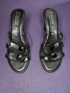Italian Shoemakers High Heeled Sandals Size 10